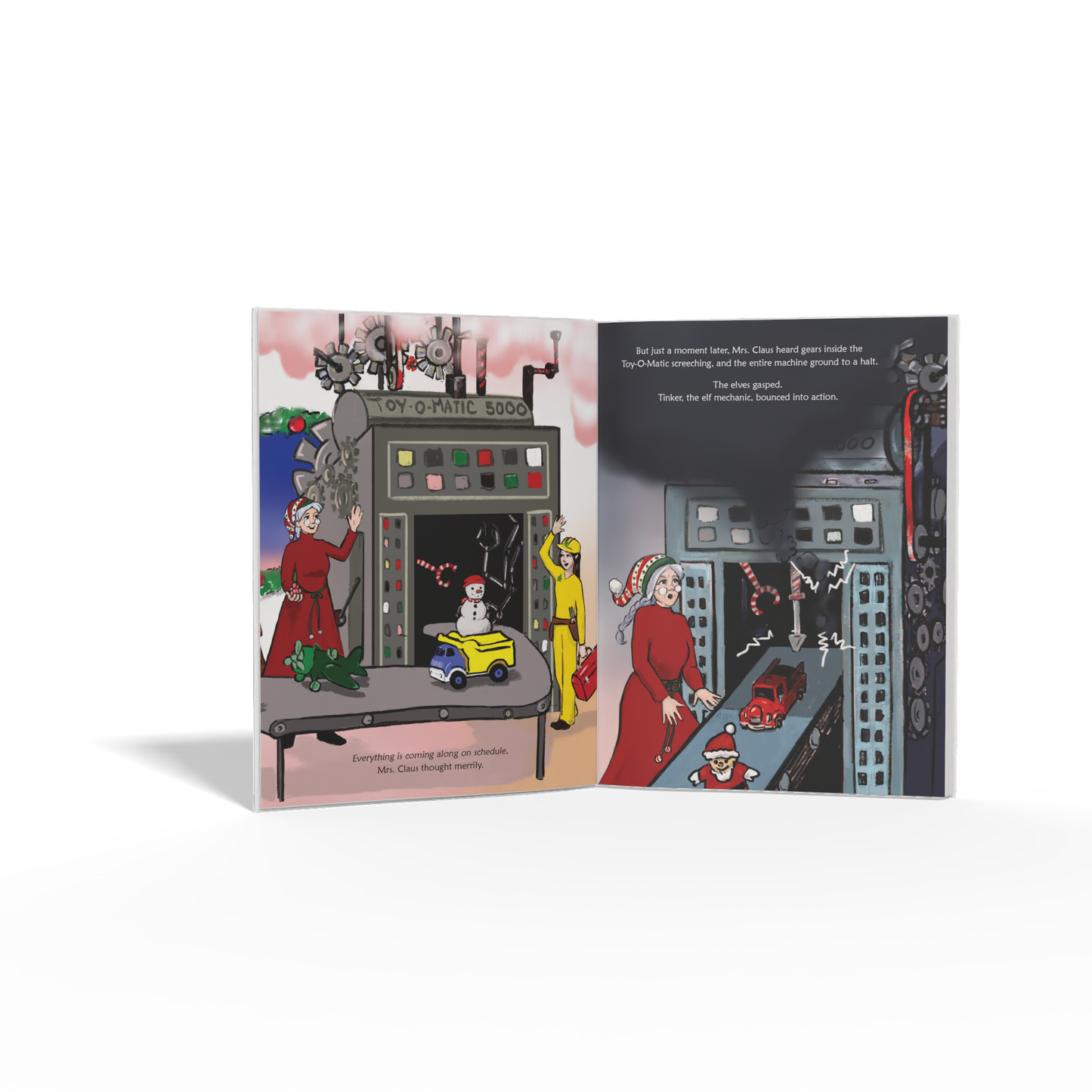 Award Winning Marvelous Mrs. Claus Hardcover Book